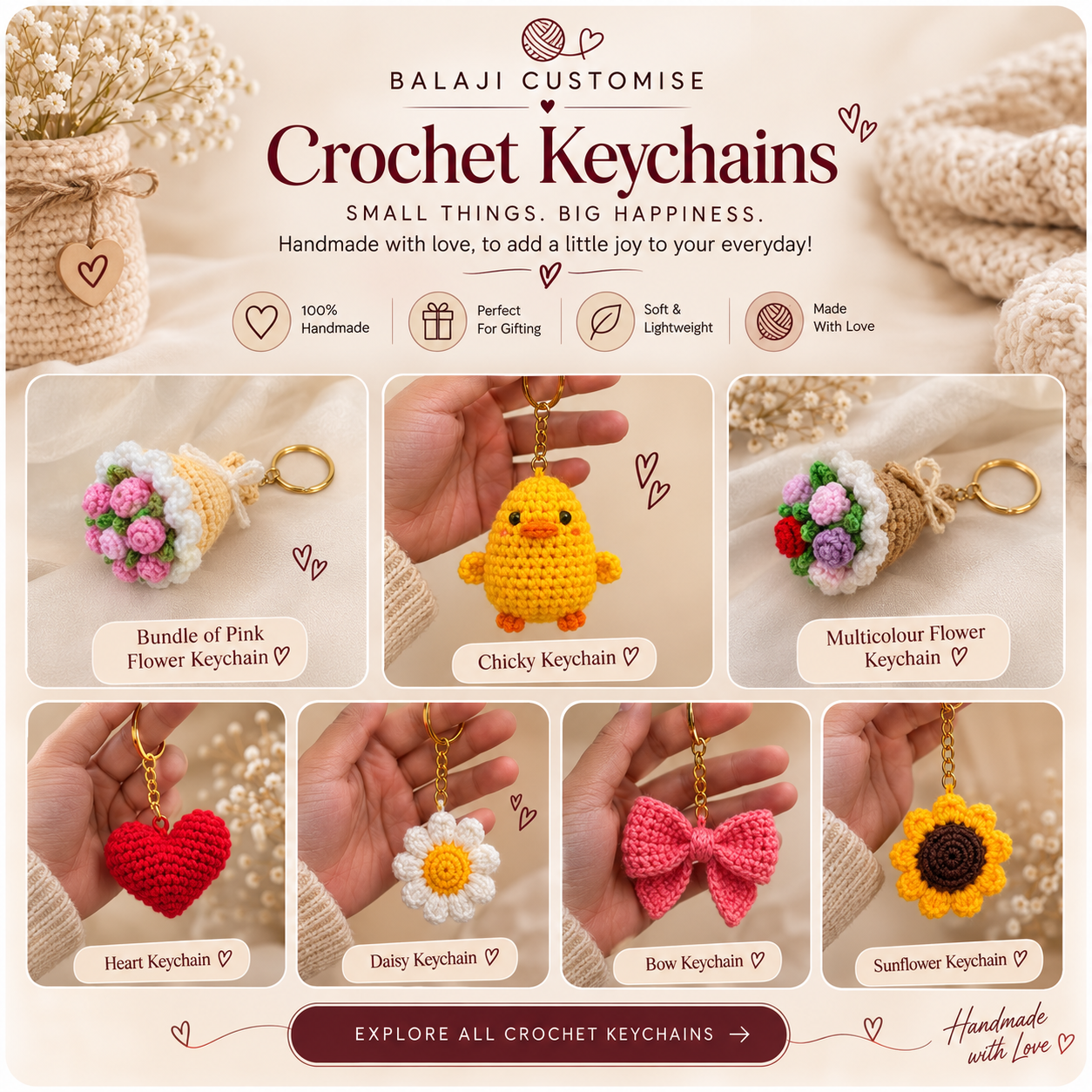 Crochet Keychain