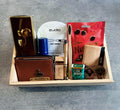 Bespoke Men's Lifestyle Wooden Gift Box - Personalized Stationery & Grooming Kit