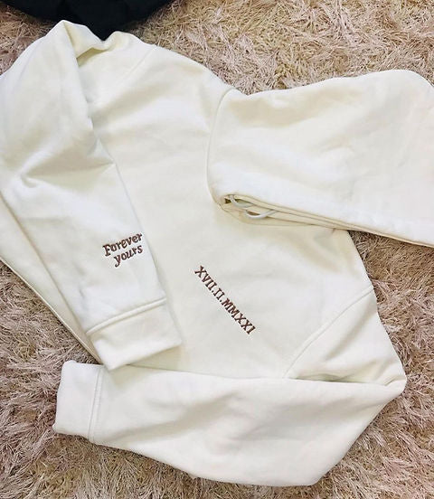 Roman DOB couple hoodies