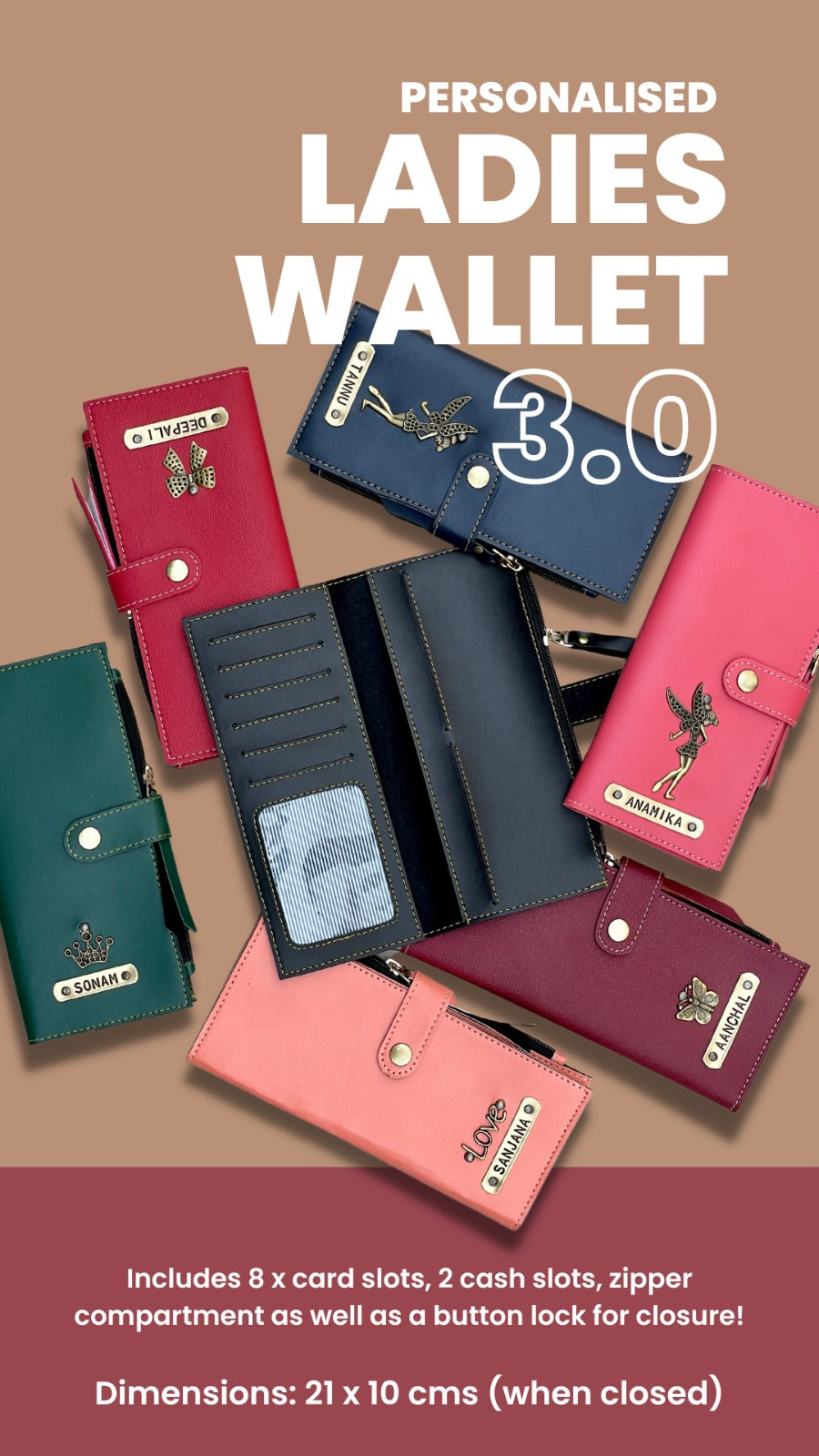 The Signature  Collection: Personalized 4-Piece Women’s Travel Set