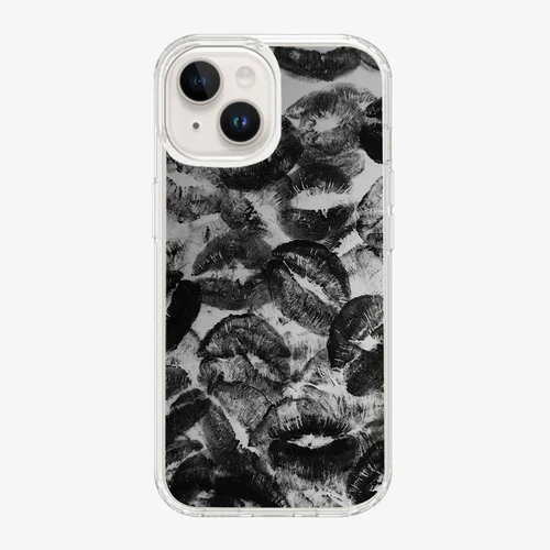Black   Lips   Pattern   Case
