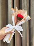 Crochet Single Rose Bouquet