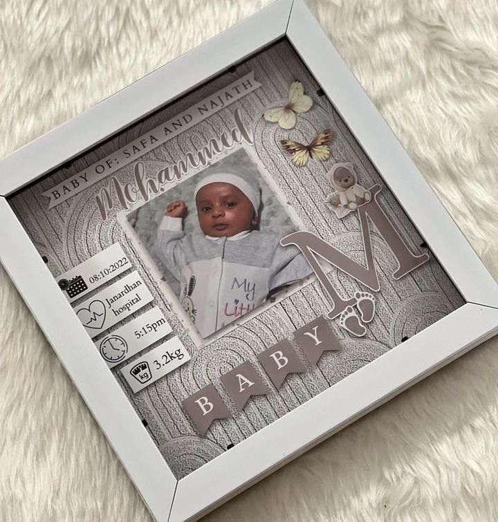 Pop up collage frame