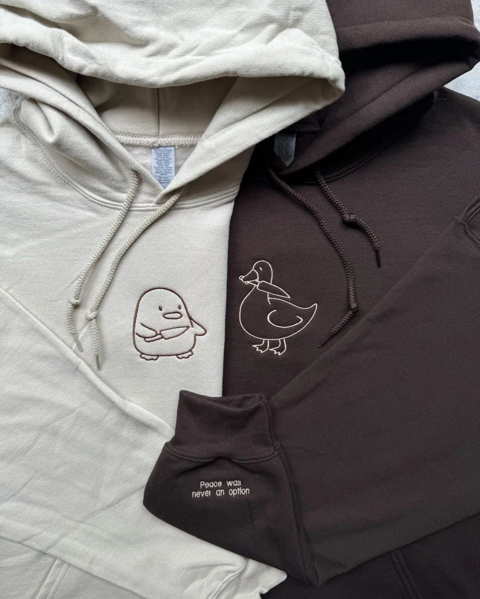 Duck Character Hoodie – Cozy Unisex Pullover