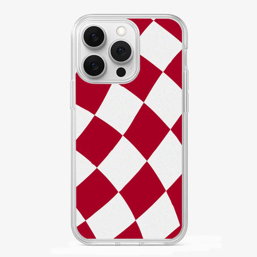 Red   &   White   Checkered   Phone   Case