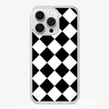 Black   Checkered   Phone   Case