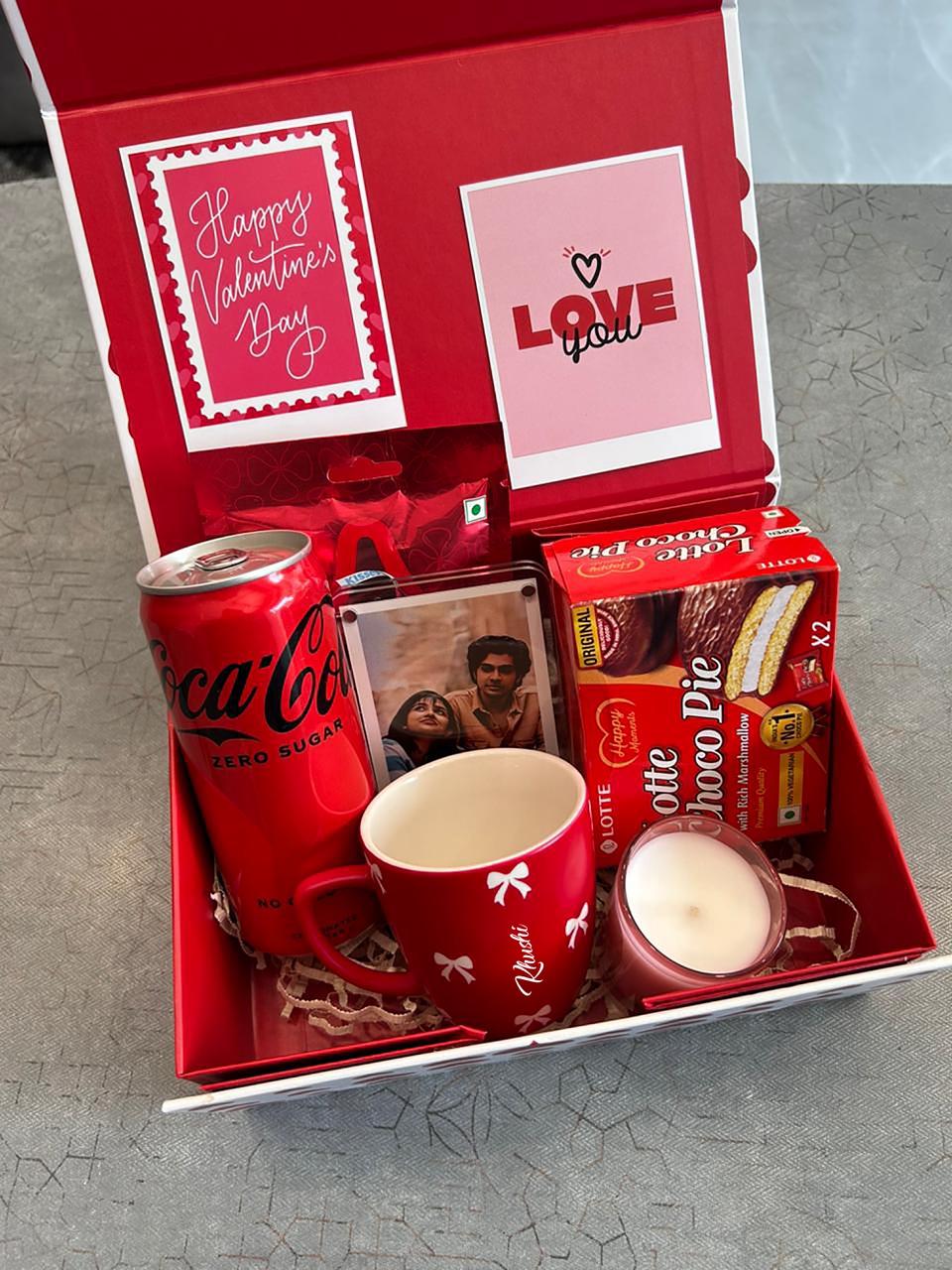 Personalized Red Heart Gift Box -7 Essentials for a Perfect Valentine’s Surprise