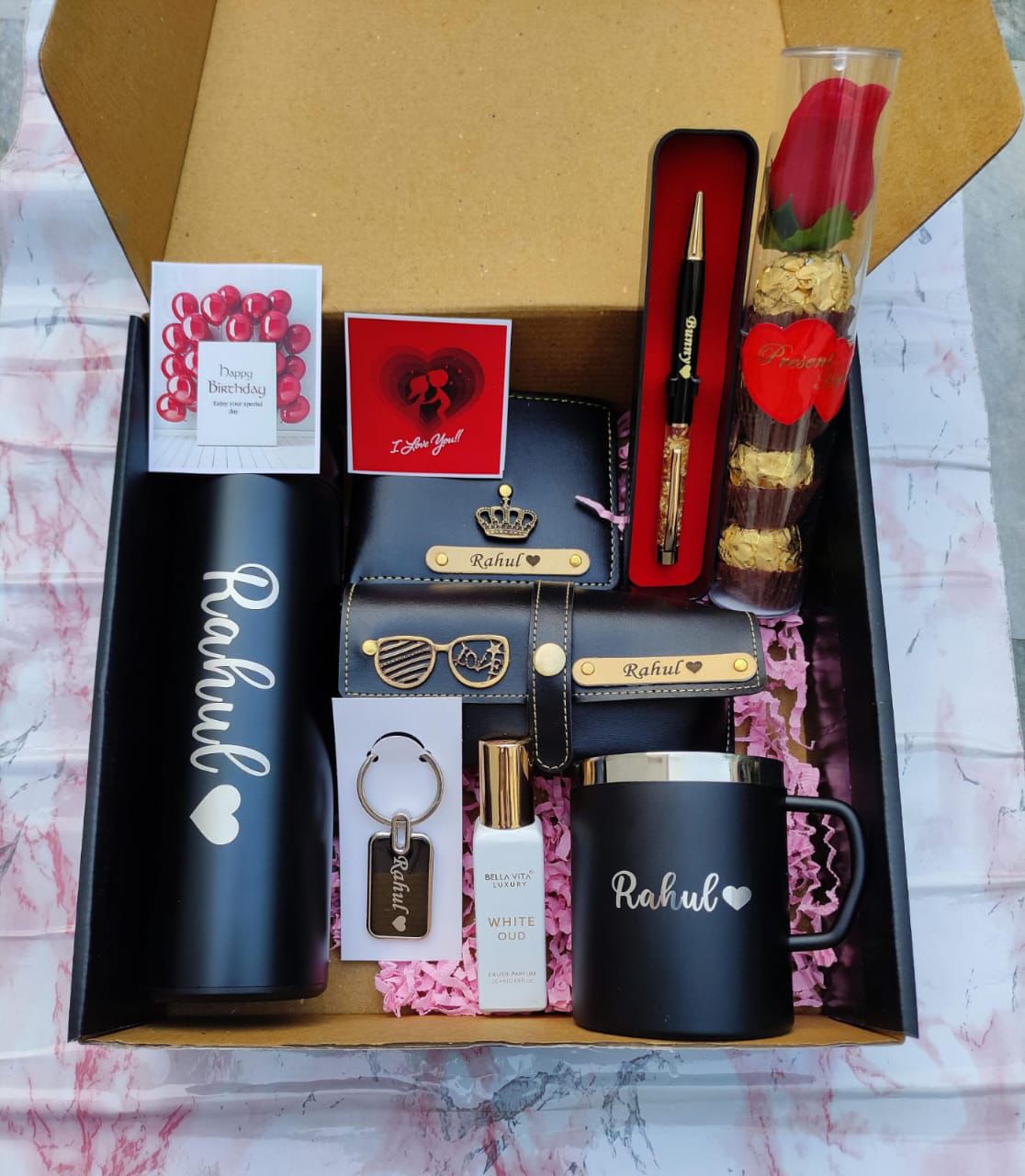 Personalized  Premium Gift Box - All-in-One Custom Hamper