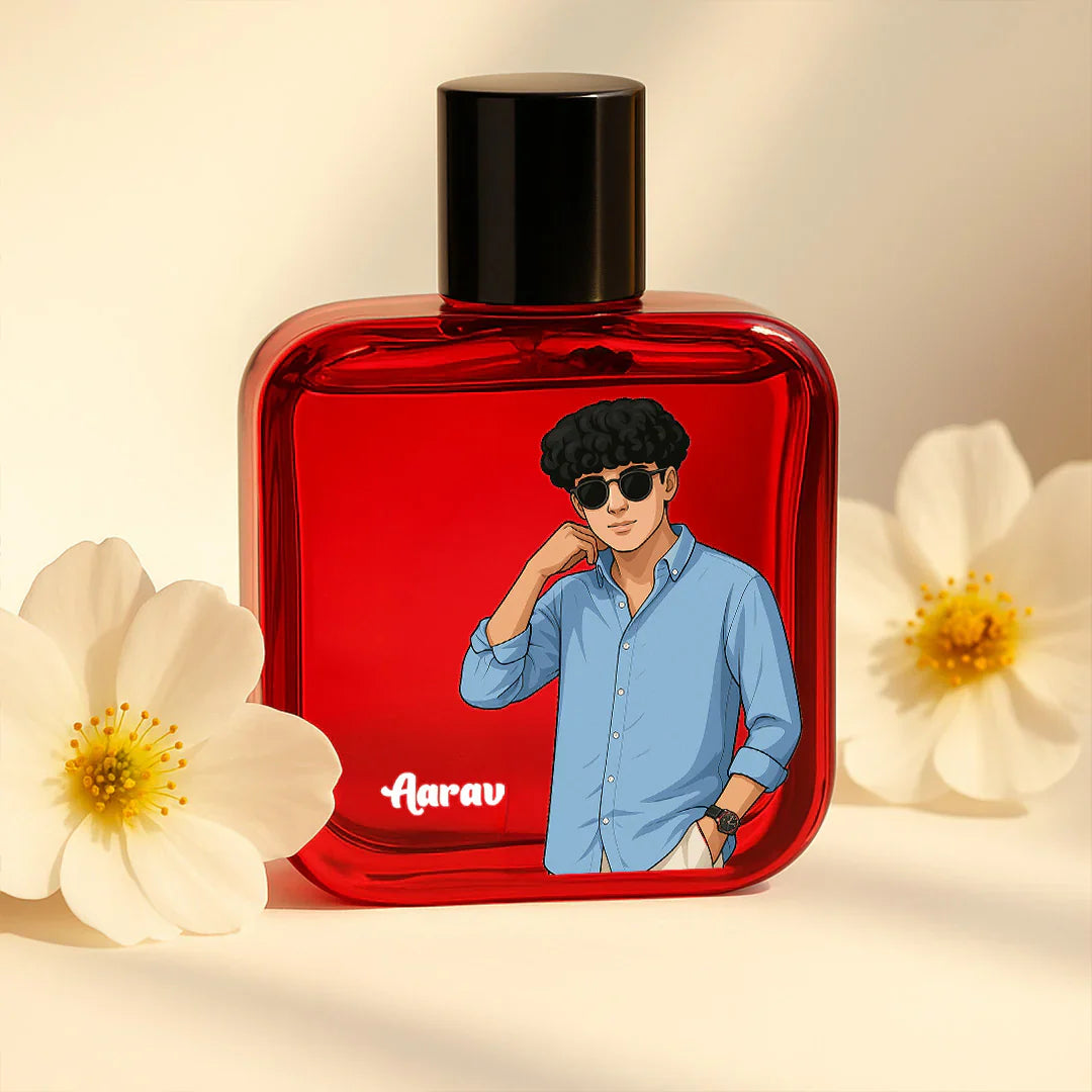 Personalized Wild Stone-Inspired Perfume Bottle