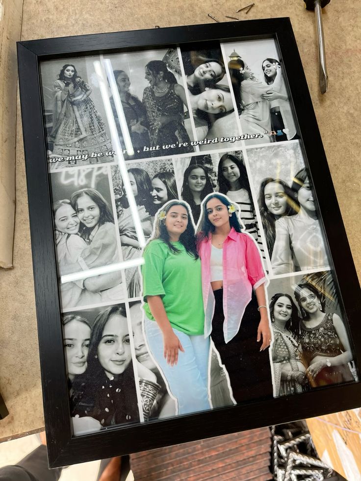 Customise Doodle Collage Frame