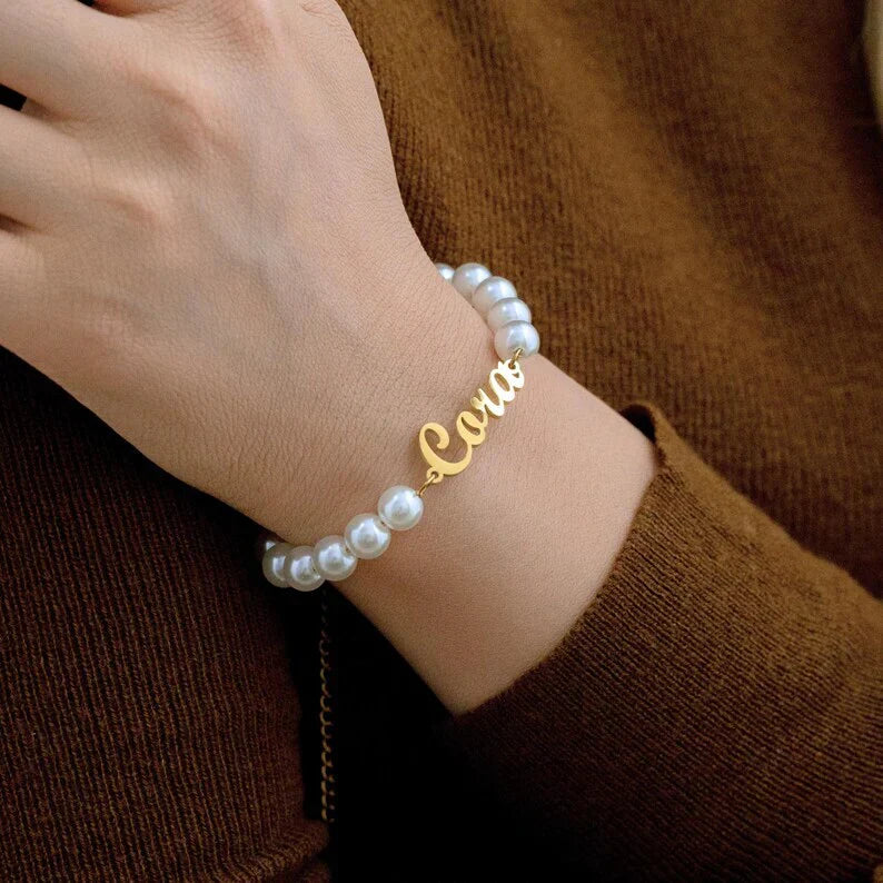 Your Name Pearl Bracelet