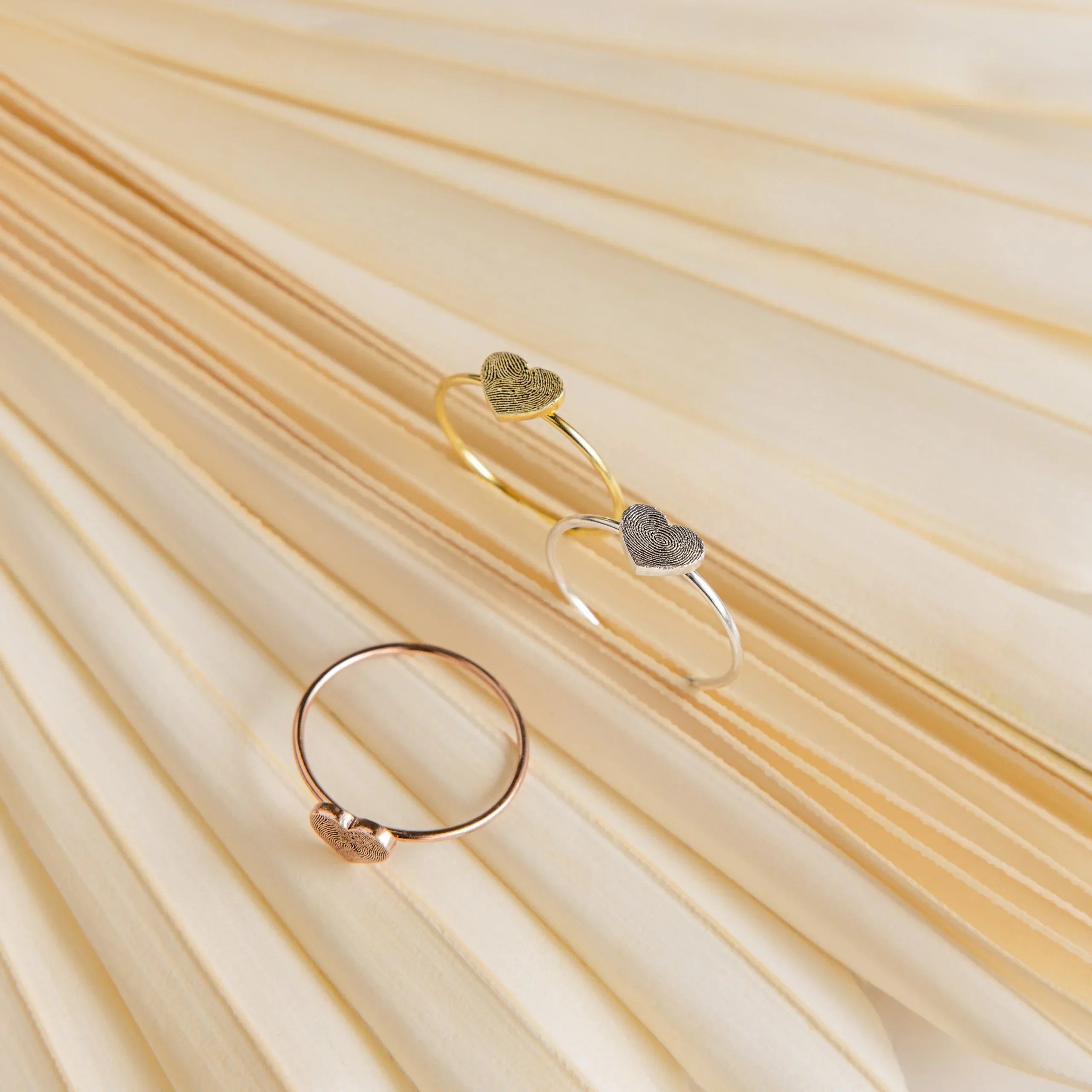 Fingerprint Heart Ring for Her