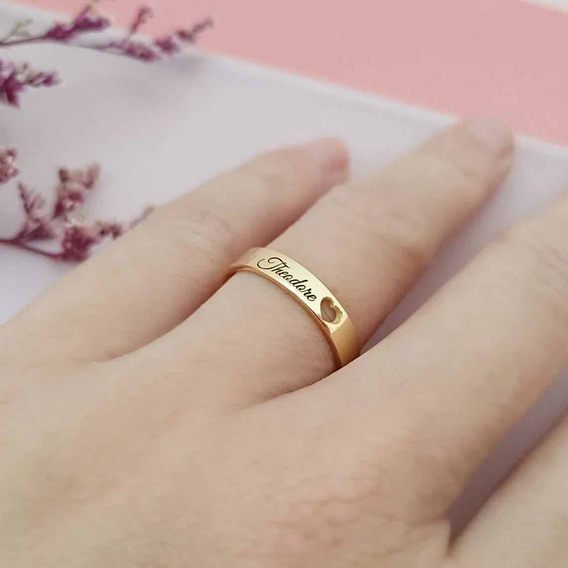 Engraved Name Ring (Inside &amp; Out)