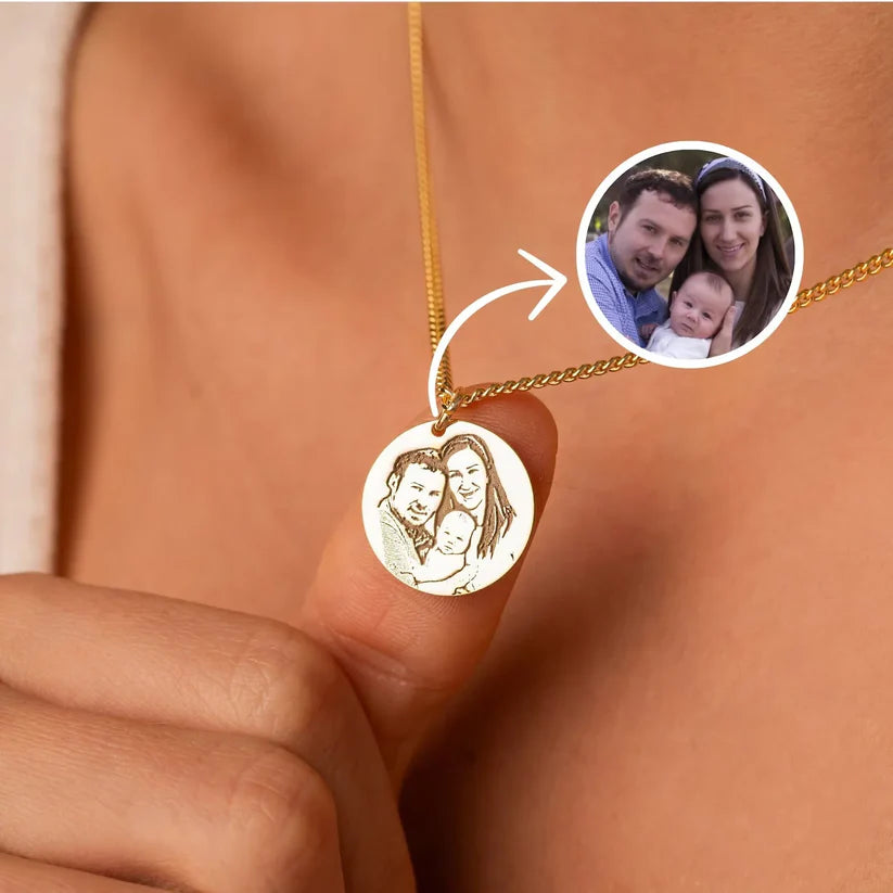 Personalized Photo Memorial Pendant