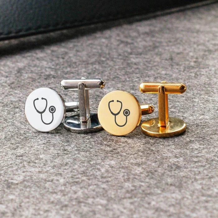 Personalized Doctor Cufflinks