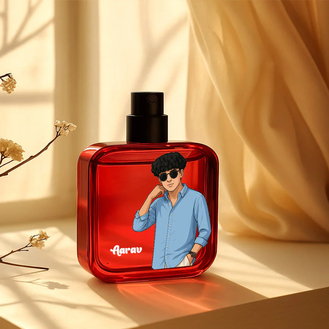 Personalized Wild Stone-Inspired Perfume Bottle