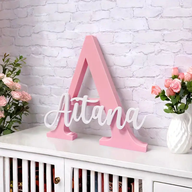 Custom Name Letter Ornaments – Perfect for Gifts & Parties