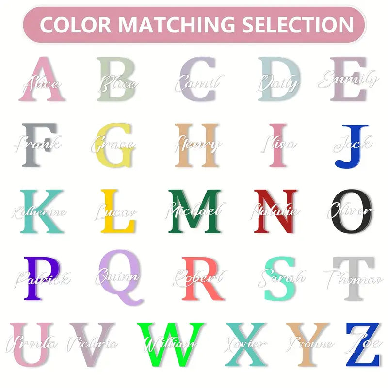 Custom Name Letter Ornaments – Perfect for Gifts & Parties