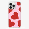 Heartthrob Pink & Red Pattern Phone Case