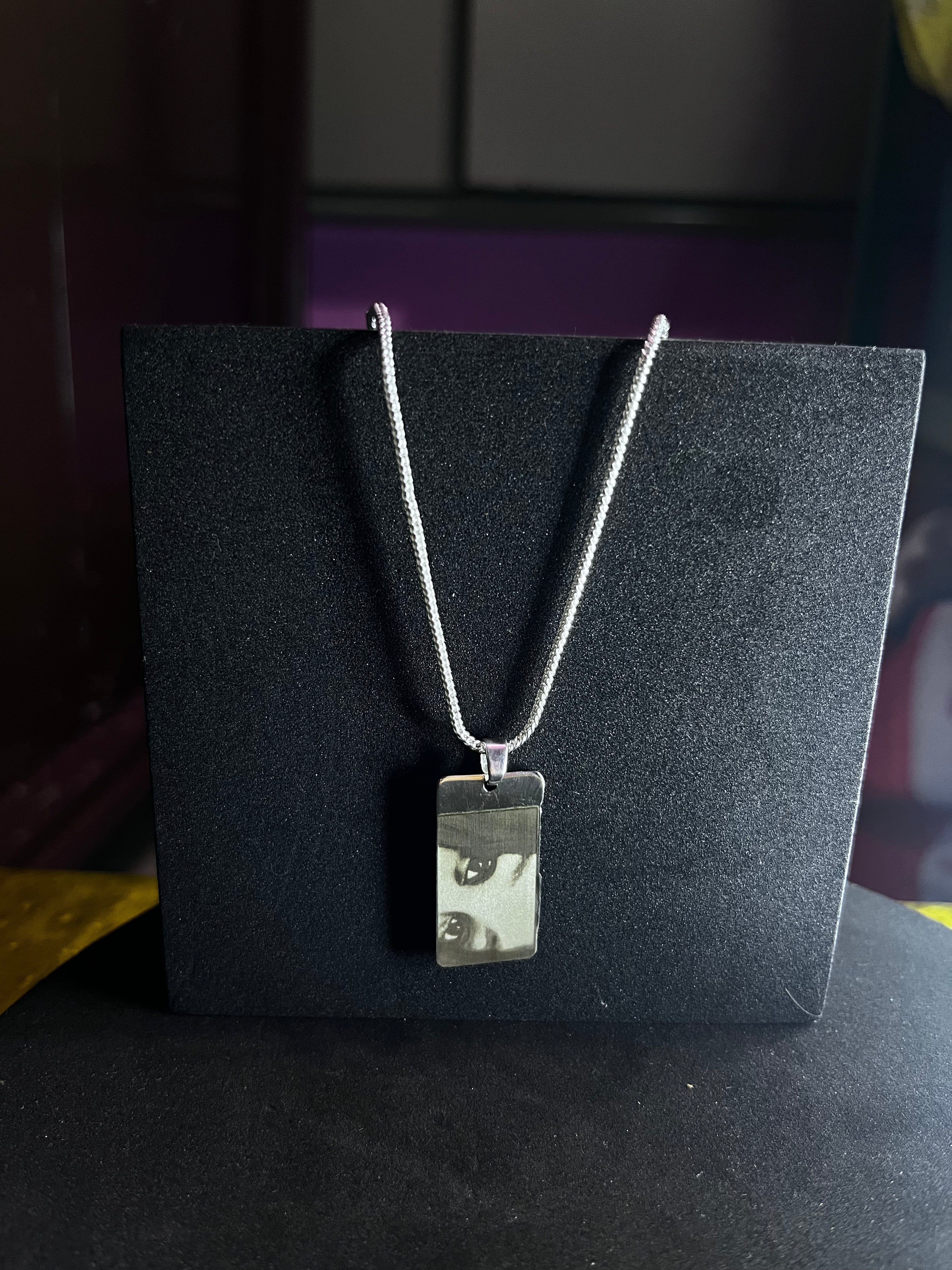 Silver Plated Eye Pendant