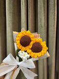 2 Sunflower + forgetmenots