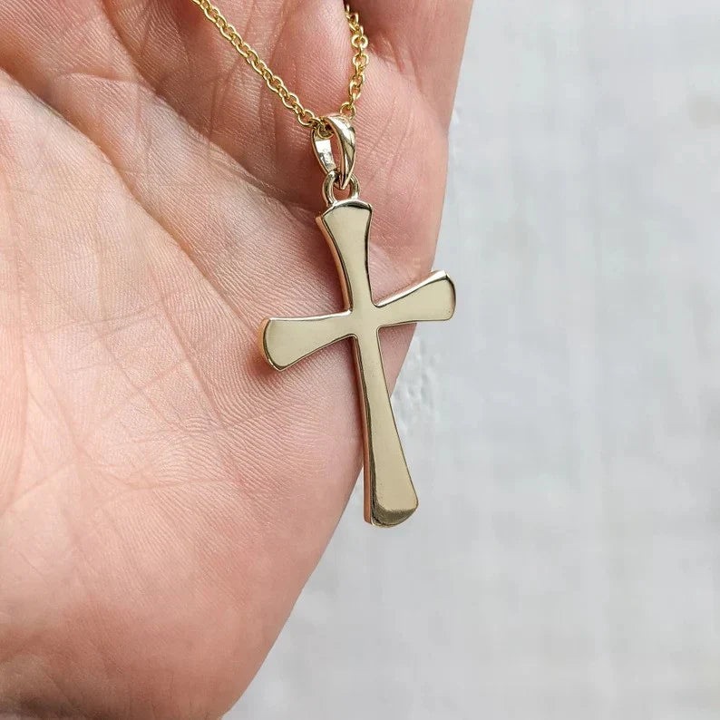 Devotion Gold Cross Pendant