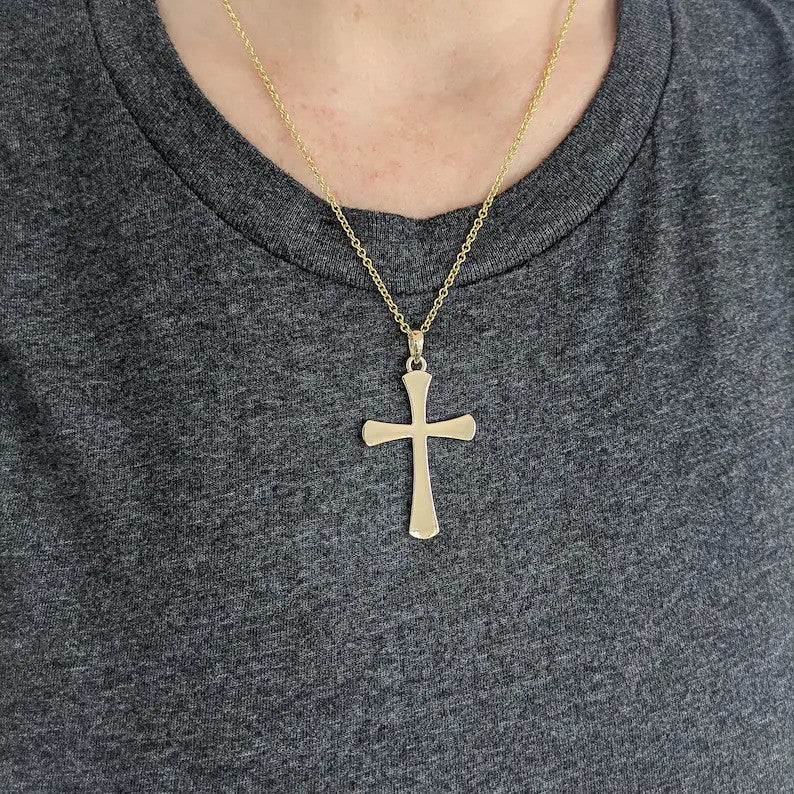 Devotion Gold Cross Pendant