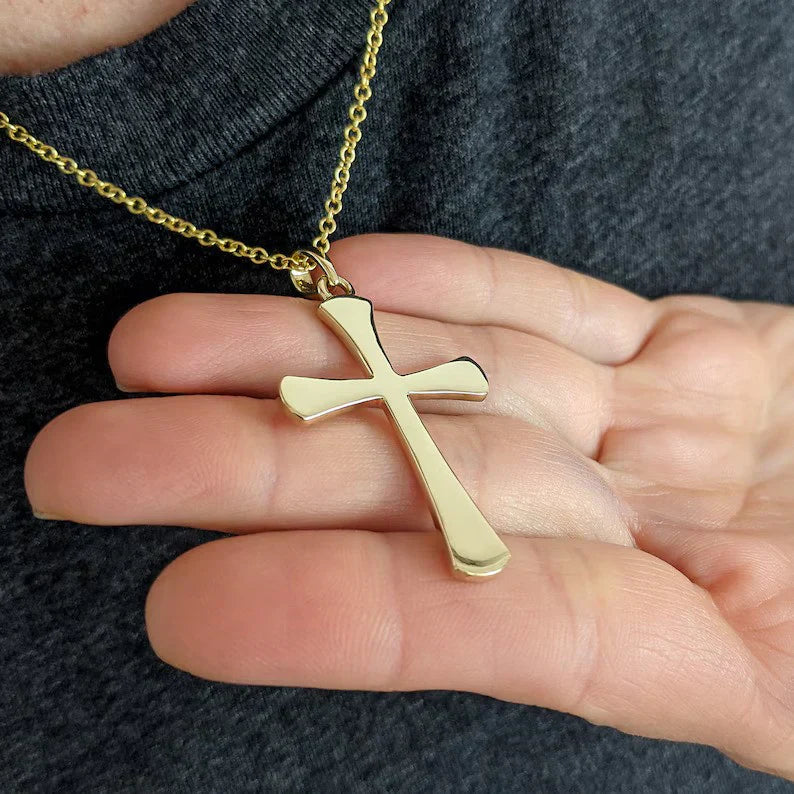 Devotion Gold Cross Pendant