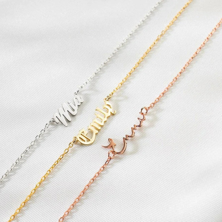 Personalized Name Anklet for Girls
