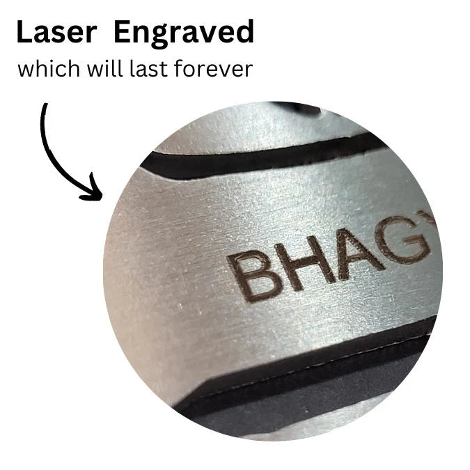 Custom Personalized Car Keychain with Name & Number