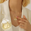 Secret Message Locket Necklace
