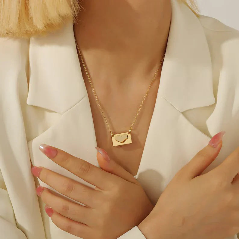Secret Message Locket Necklace