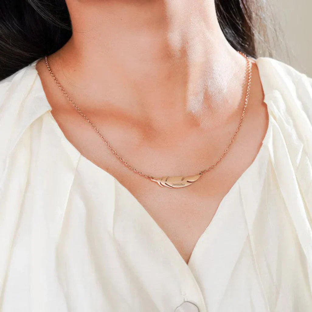 Custom Feather Necklace