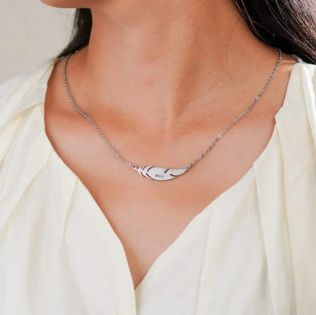 Custom Feather Necklace