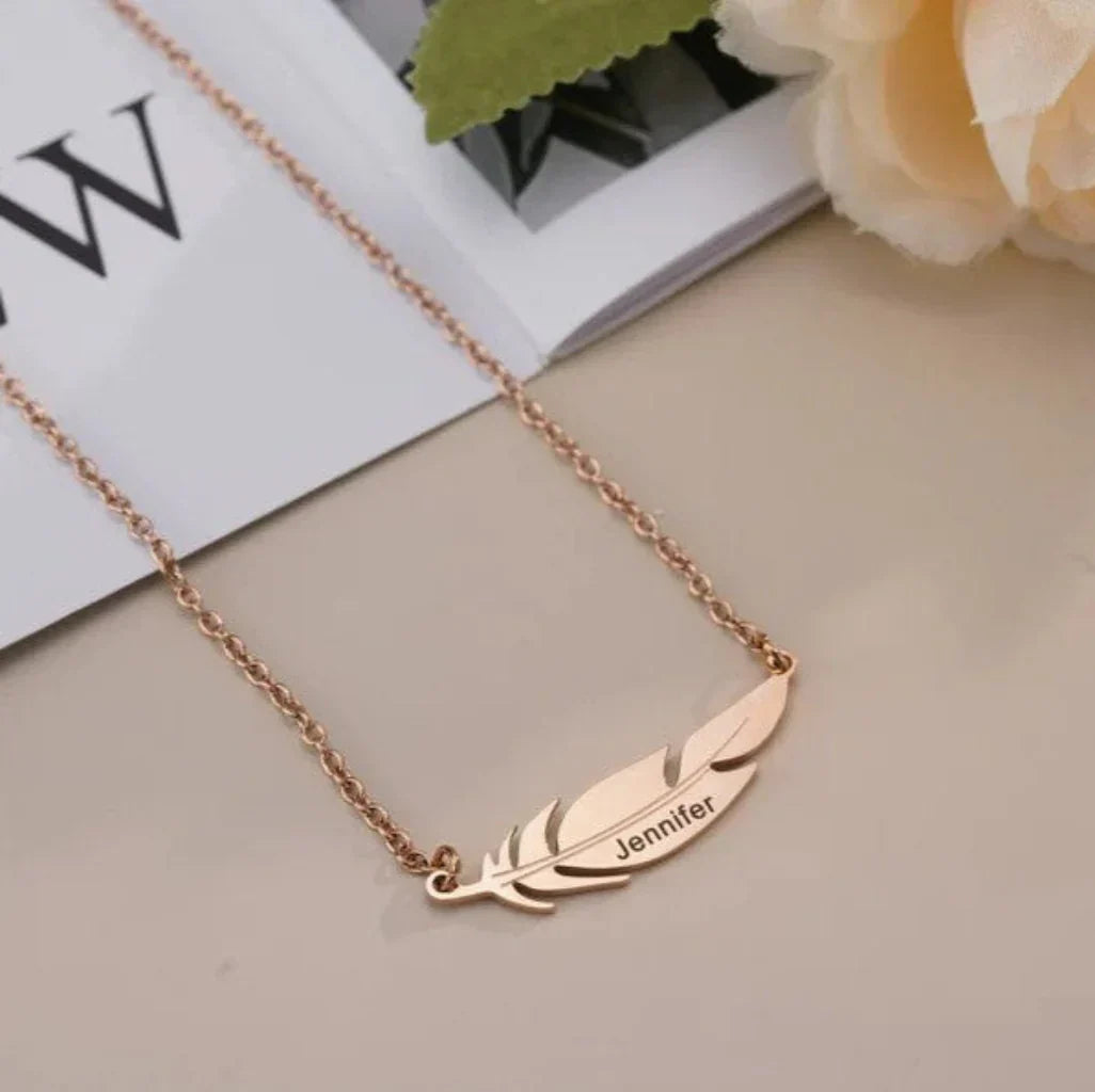 Custom Feather Necklace