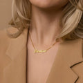 Custom Name Box Chain Necklace