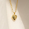 Paperclip Heart Pendant
