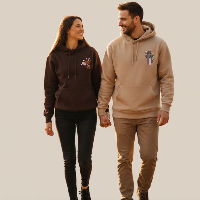 Tom and Jerry Couple Hoodies | Cute Matching Cartoon Outfits