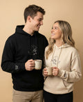 Minimal Dinosaur Matching Couple Hoodies – Perfect Cozy Gift for Couples