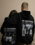 Personalized Matching Couple Hoodies with My Boyfriend / My Girlfriend name& Photo Hoodie – Unisex