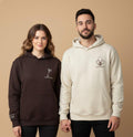 Lock and Key embroidery  Matching Couple Hoodies – Unisex His & Her hoodies