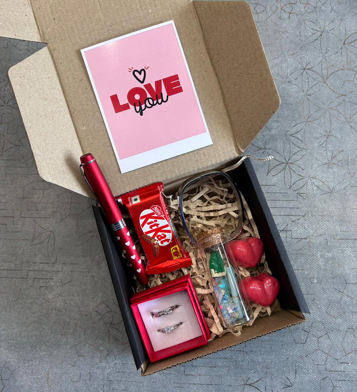 Personalized 'Love You' Gift Hamper for Him or Her