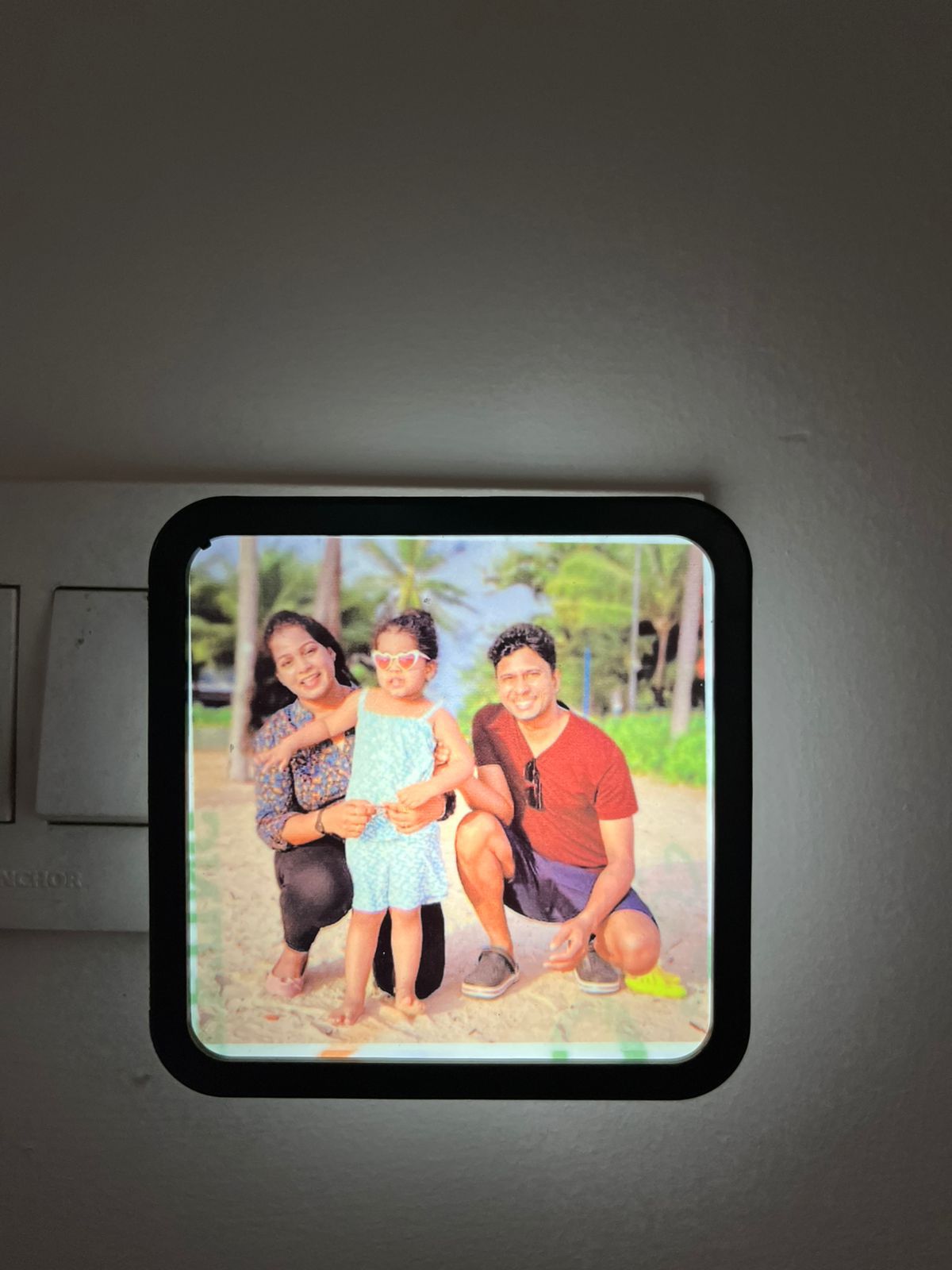 Personalized LED Plug-In Photo Night Lamp
