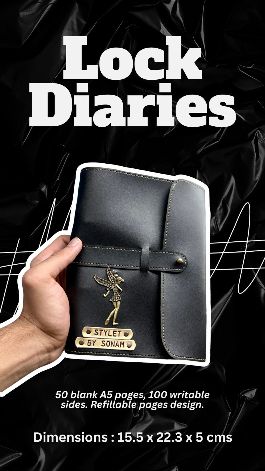 Personalised Lock Diaries