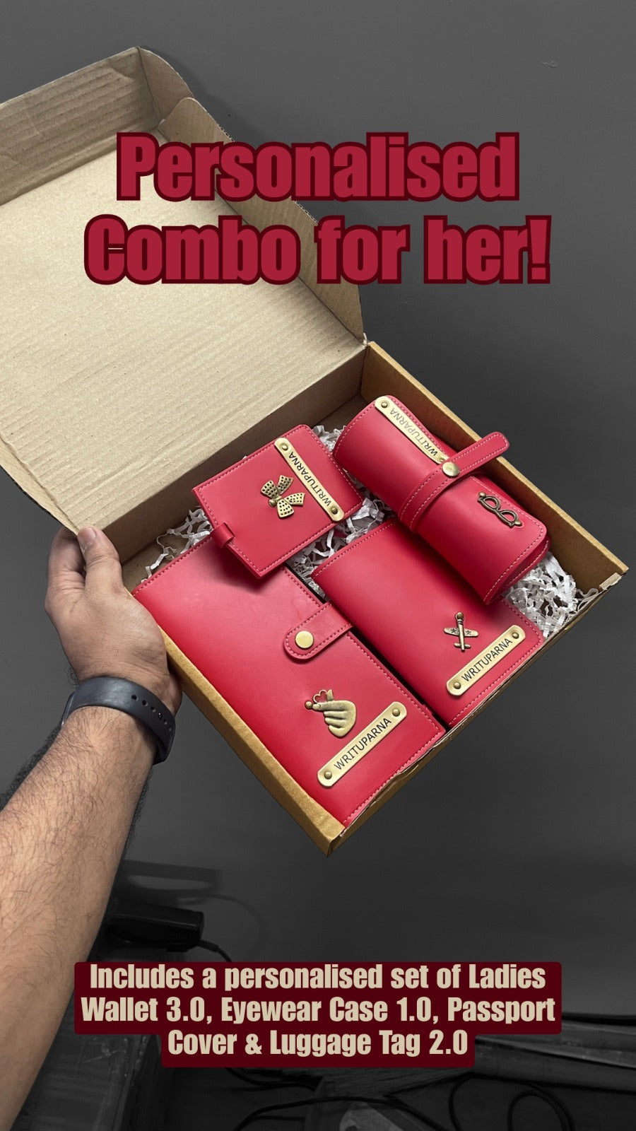 The Signature  Collection: Personalized 4-Piece Women’s Travel Set