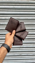 Personalised Unisex Sleek Wallet with Name Tag & Charm | Minimal Slim Wallet