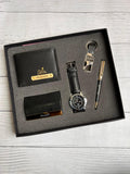 Father's Day Timex Gift Set | Personalized Wallet, Watch, Card Holder, Pen & Keychain Gift Box