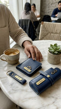 Personalized Combo for Him – Wallet, Keychain & Eyewear Case Gift Set