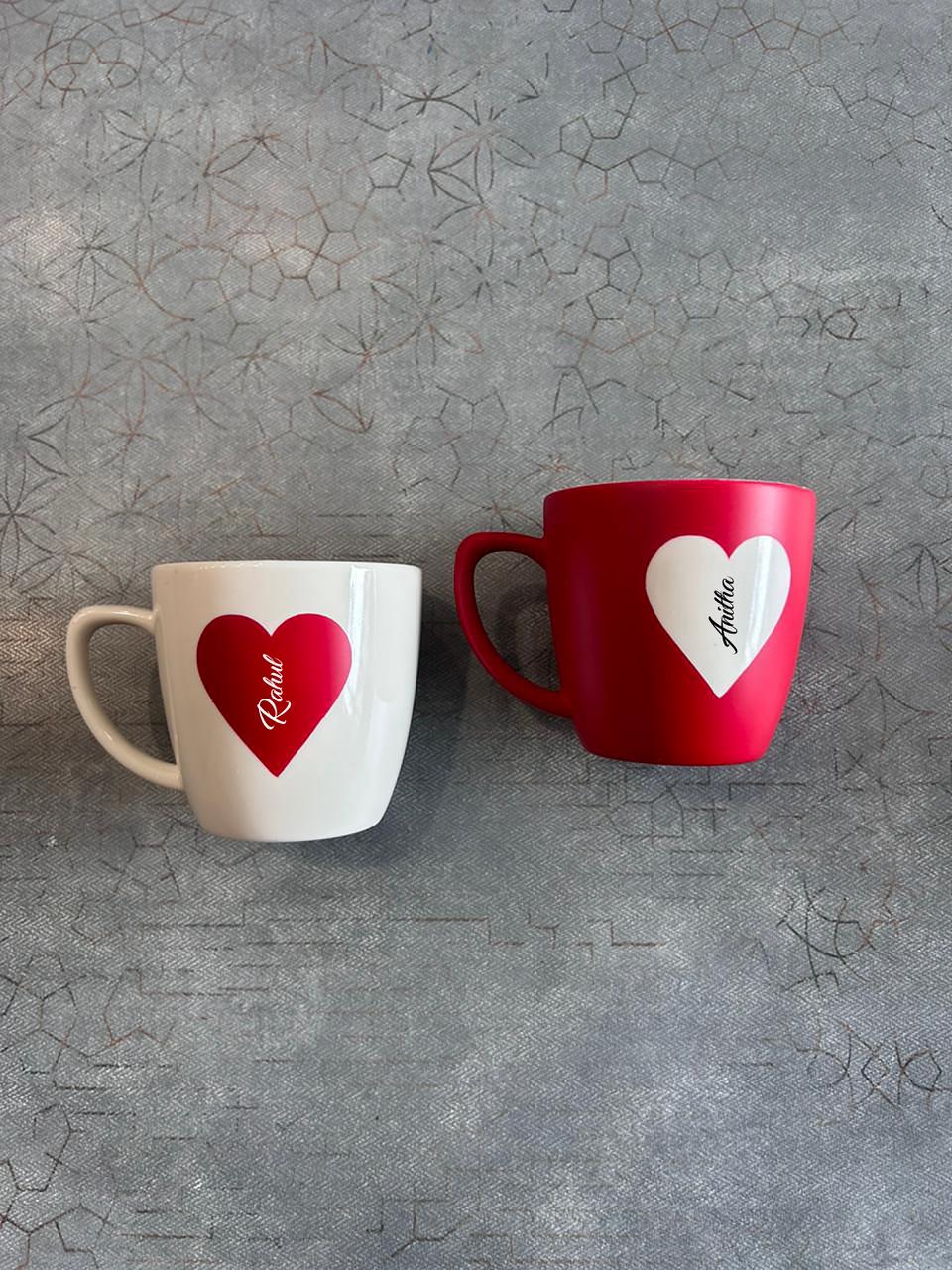 Personalized Ceramic Mugs For Couple