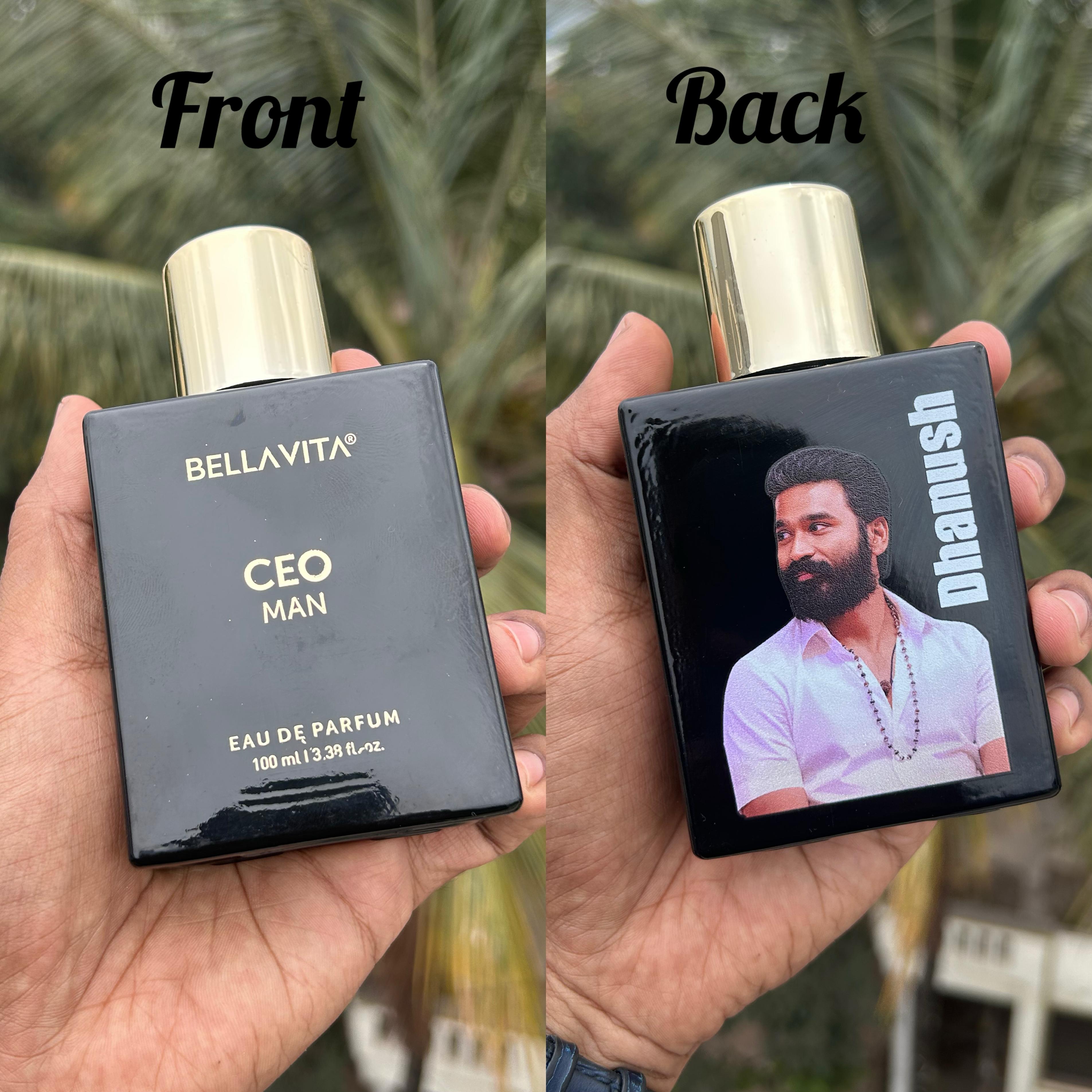 Customized Bella Vita  Man Perfume – Personalized Photo Print Bottle"